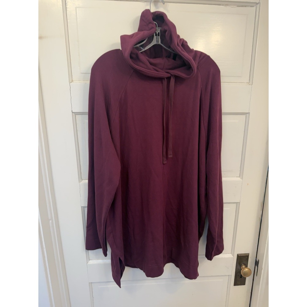 New With Tags Gap Hoodie XXL Purple Pullover Vintage Soft Fleece Sweatshirt